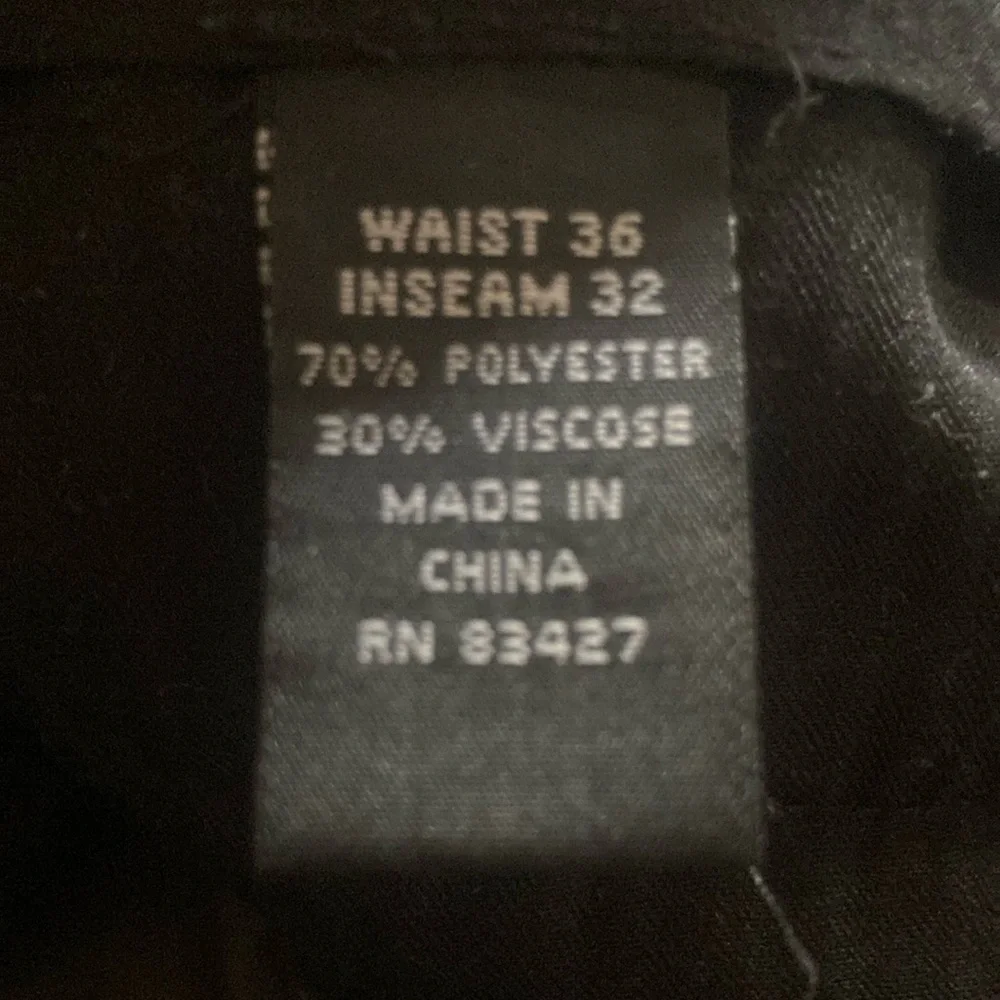Alfani Gray Classic Style Dress Pants Size 36 x 32, EUC